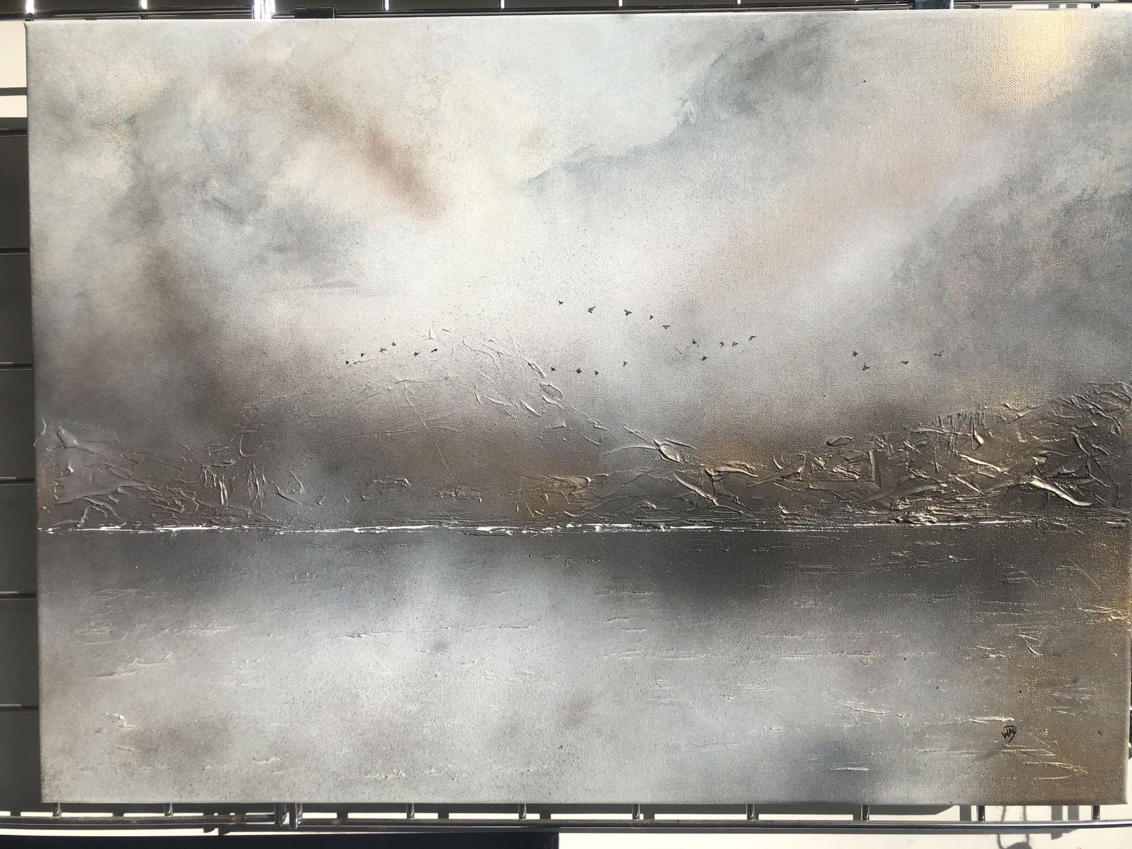 Birds in flight